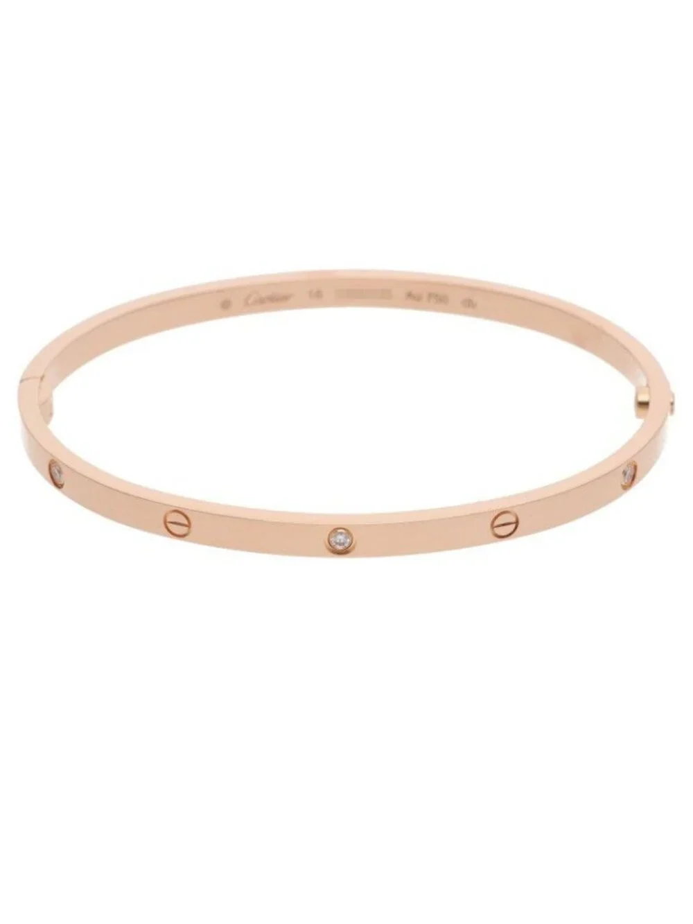 Cartier Love Bracelet SM 18k Pink Diamond 18